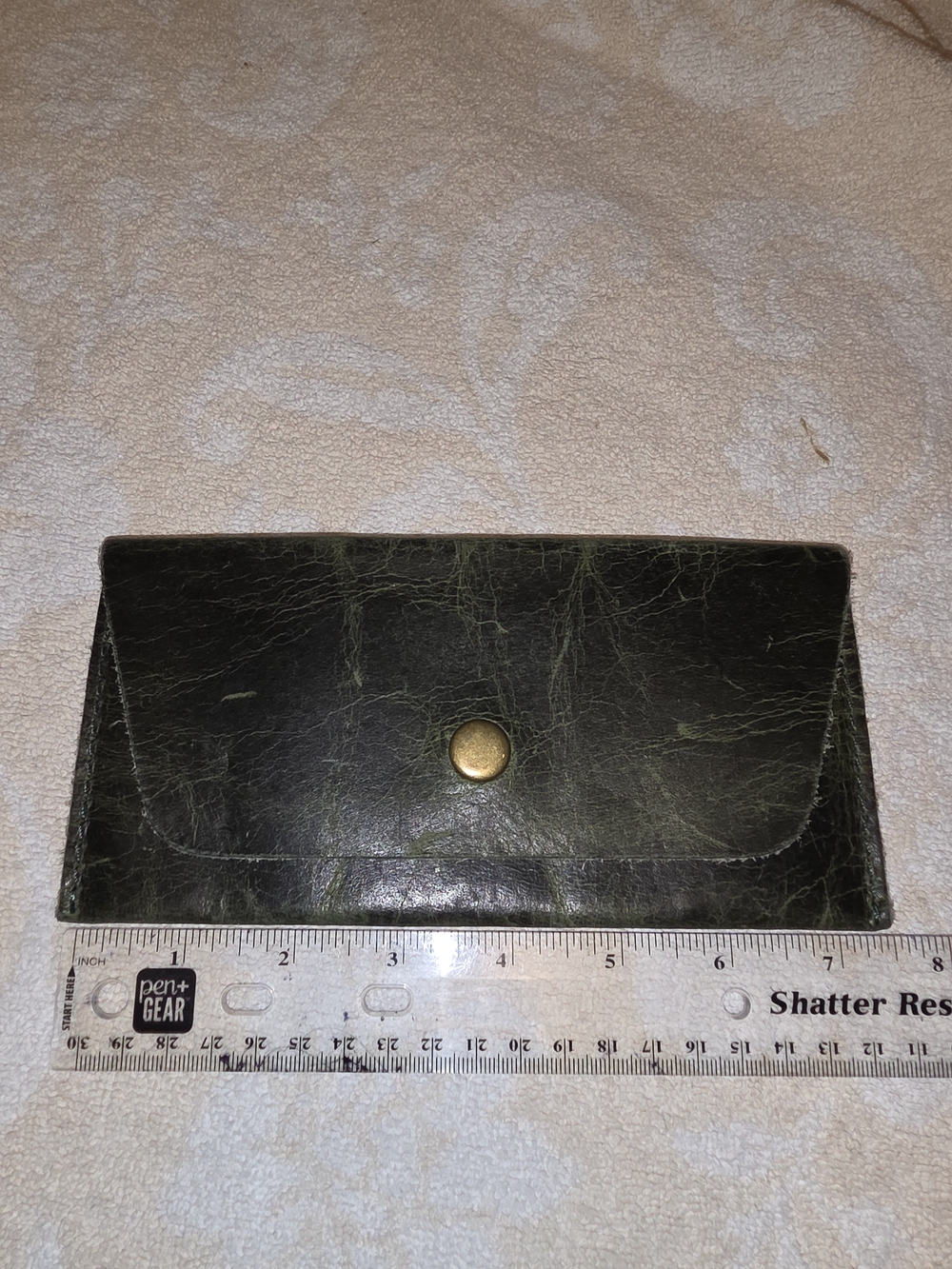 Dark Forest Green Cash Leather Wallet
